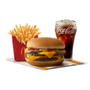 Double Cheese Burger Meal